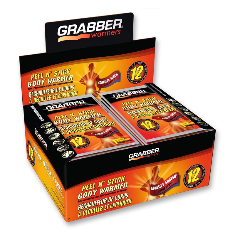Grabber Warmers Grabber 12+ Hours Peel N' Stick Body Warmer, 40-Count - Image 1